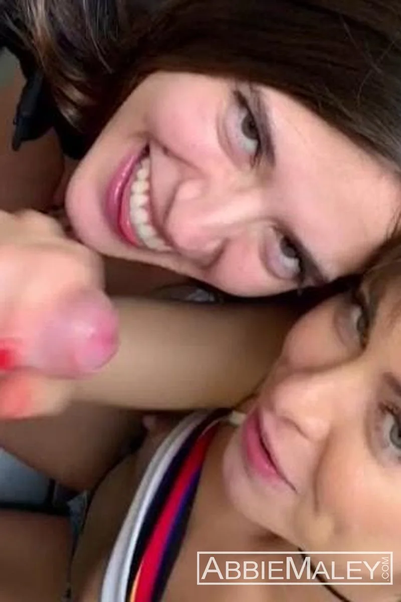 Abbie Maley & Riley Reid: Swapping a Stranger's Cum