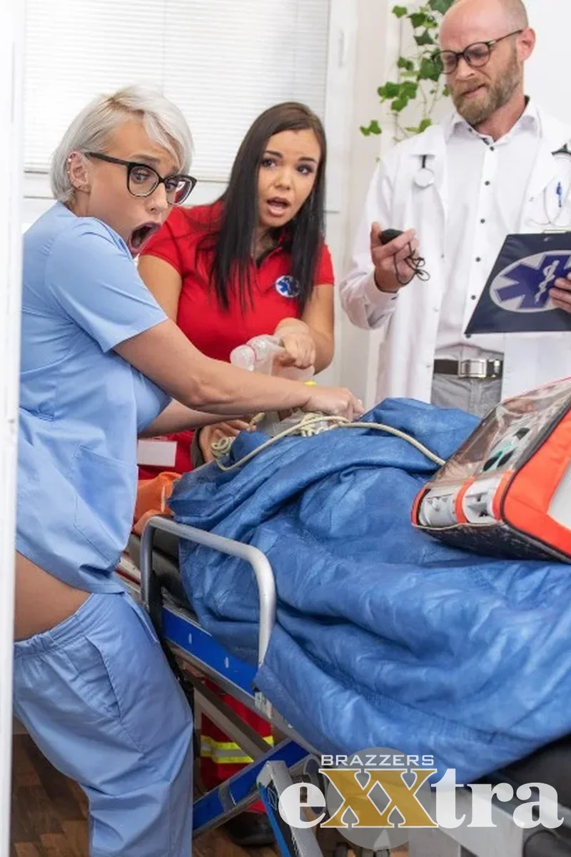 Nurse Gets a Glory Hole Ass Fuck