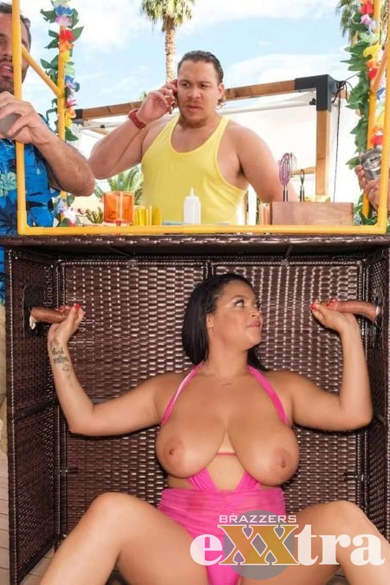Sneaky Barkeeps Use Their Dicks to Shake & Stir Her