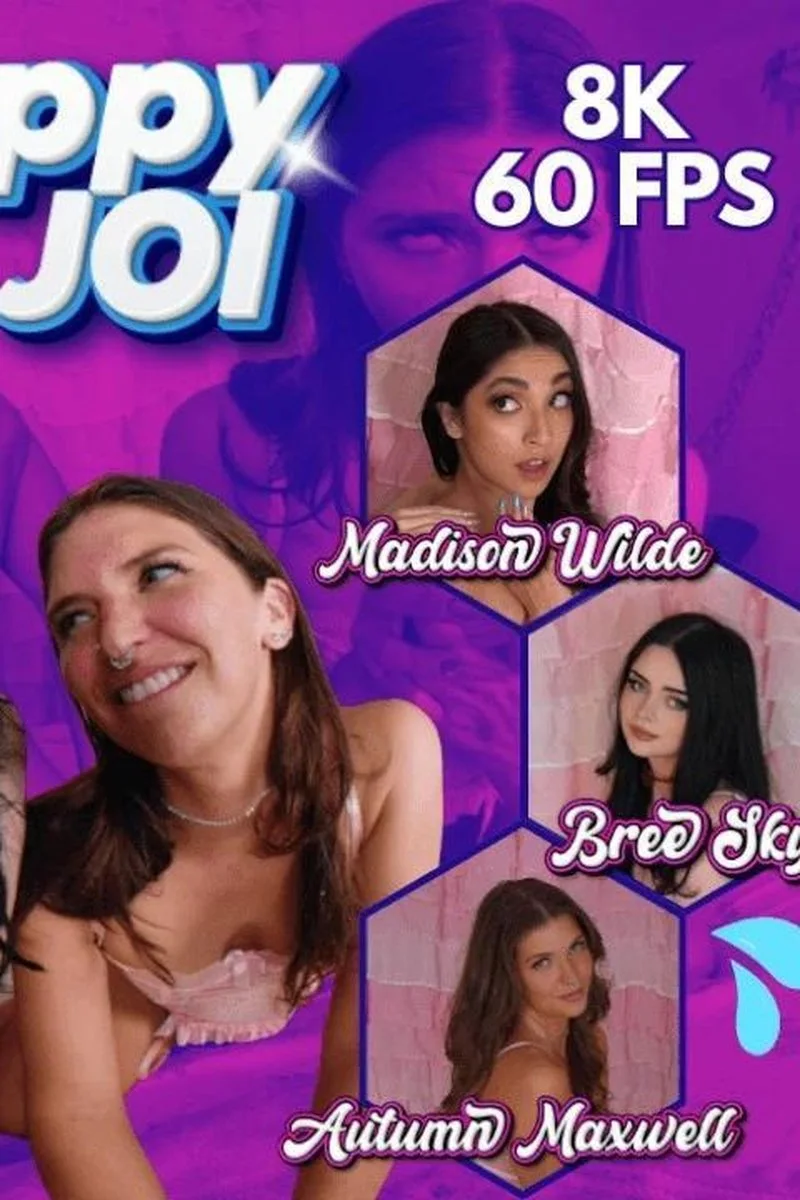 Triple Sloppy Blowjob JOI: Madison, Autumn & Bree Drain You