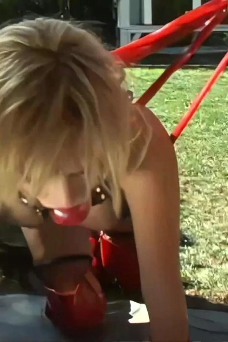 Jodi James Opens Her Mouth So Michelle Can Jerk Their Stud Off Into It