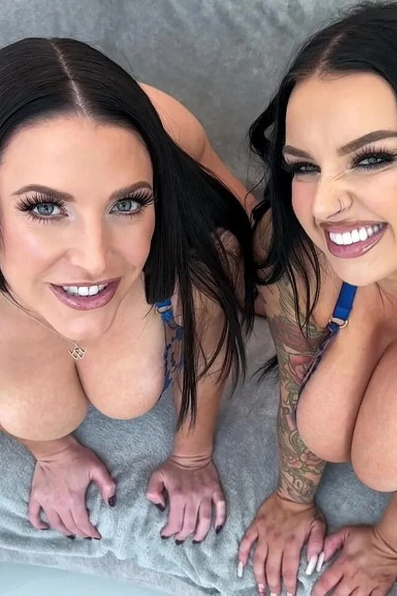 Hottest Big Titty Duo Angela White & Payton Preslee Beg For Local Cock