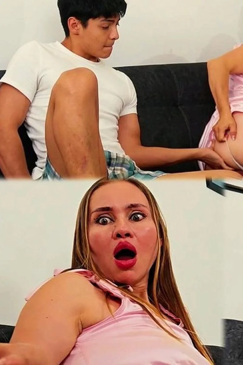 My Stepson Fucks My Ass While Watching A Boring Movie With My Husband