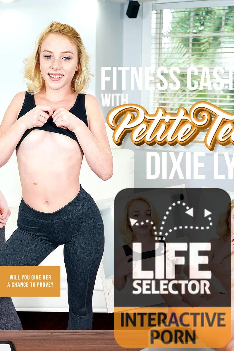 Fitness Casting with Petite Teen, Dixie Lynn