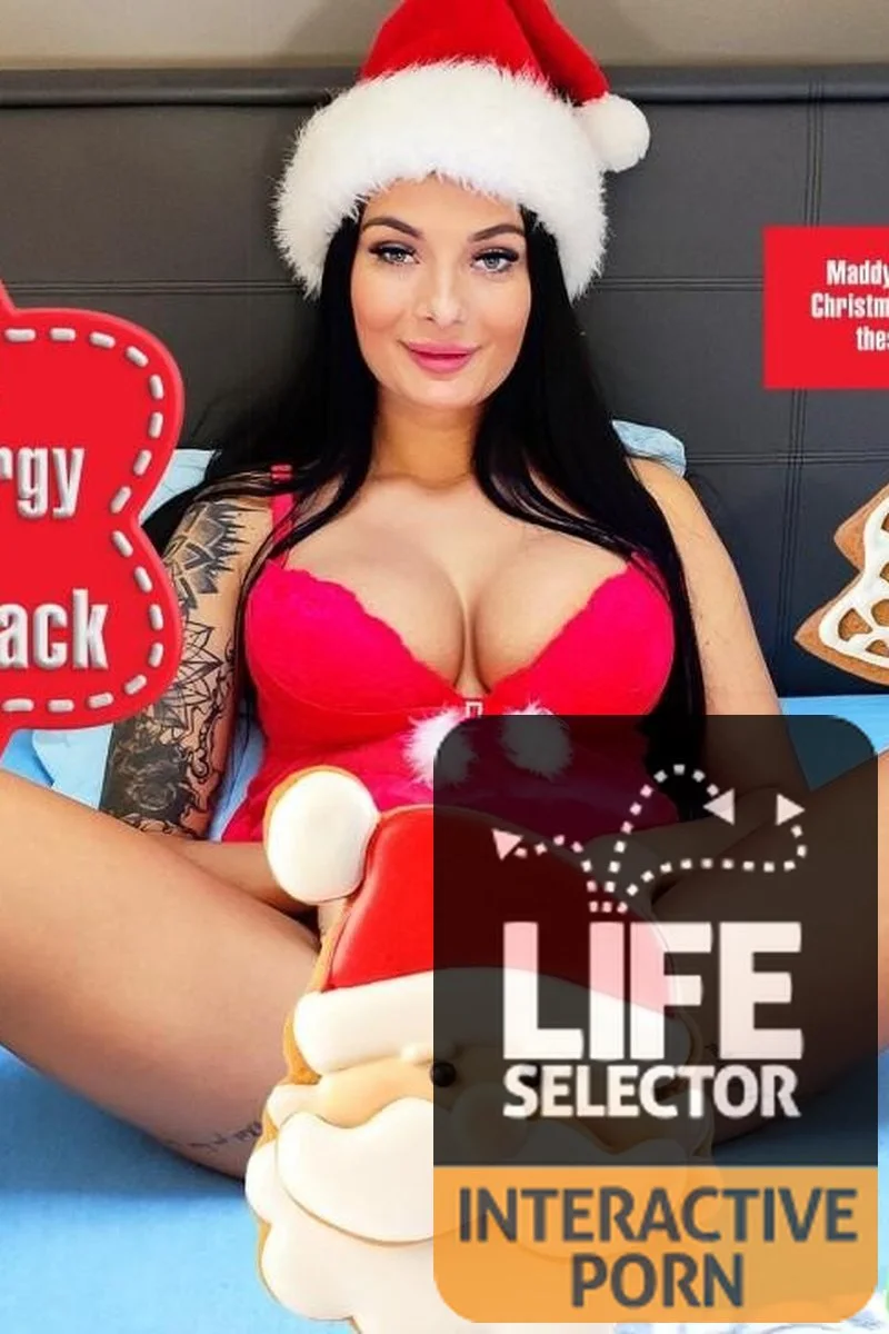 Insane Holiday Orgy with Maddy Black