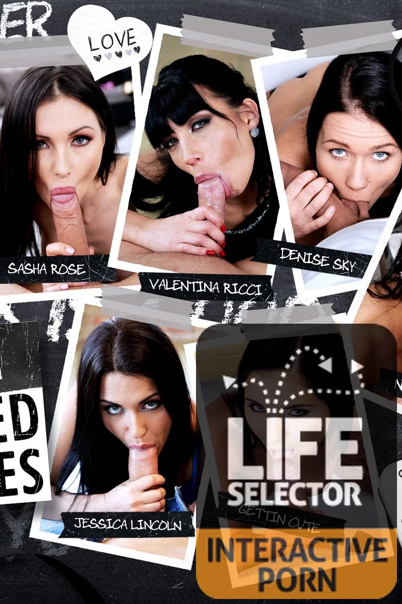 POV with Black Haired Beauties