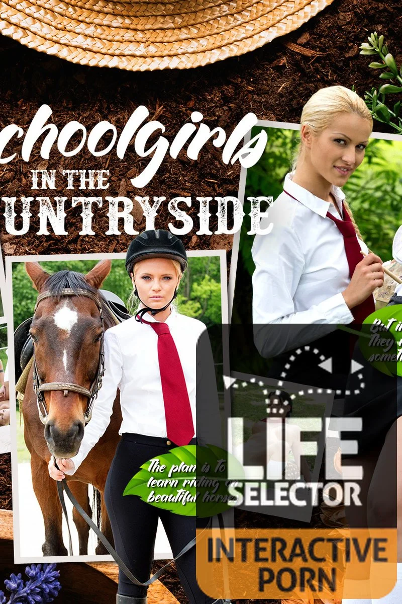 Schoolgirls in the Countryside