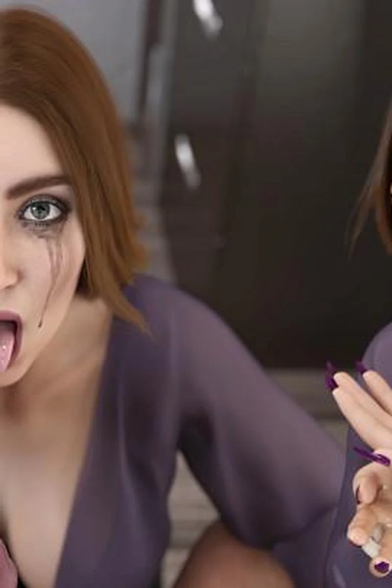 Sexy Secretary Humiliated And Facefuck By Boss -Visual Novel