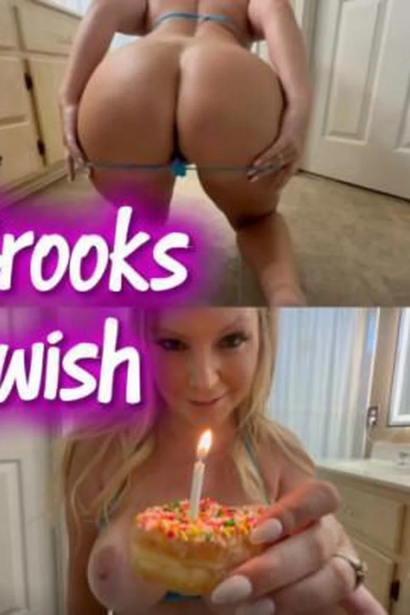 Squirting To Make A Birthday Wish