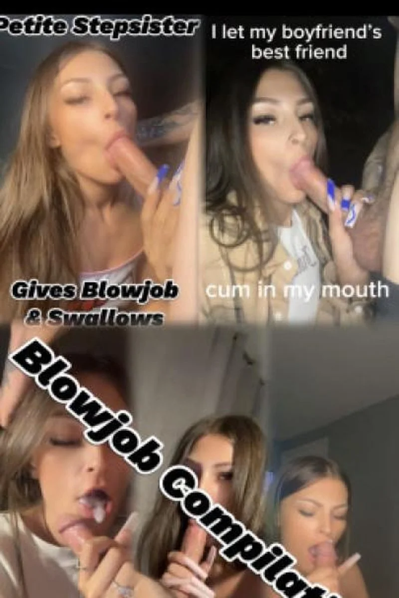 My Blowjob Compilation Deepthroat Sloppy & Cum In Mouth
