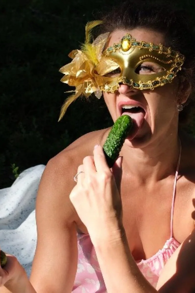 Selena Picnic And Playful Cucumber