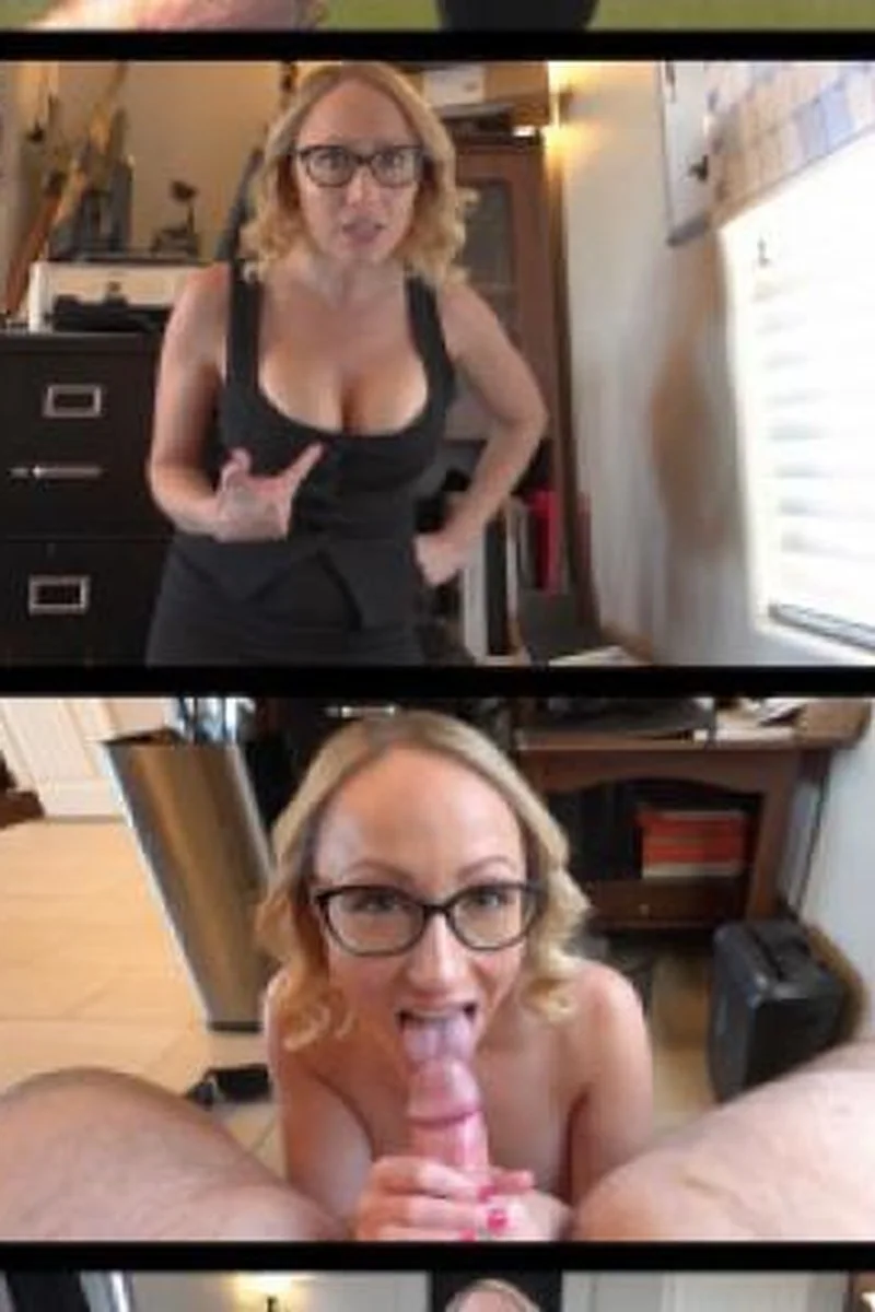 Hot Blonde Stepmom Fucks Her Stepsons Football Coach Series