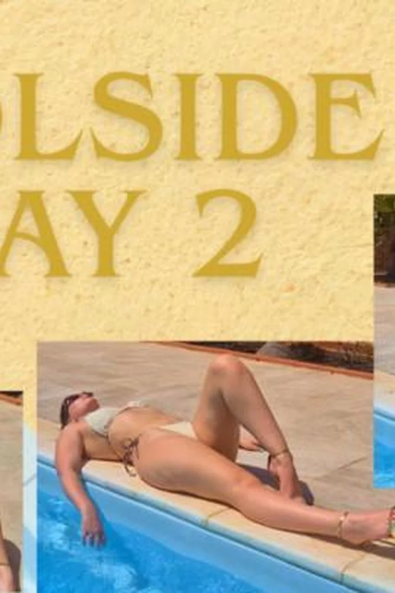 Heels & Bikini - Pussy Fingering Poolside
