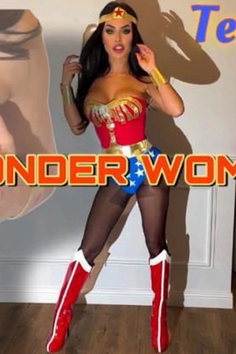 Wonder Woman Teasing And Jerk Off Instructions POV