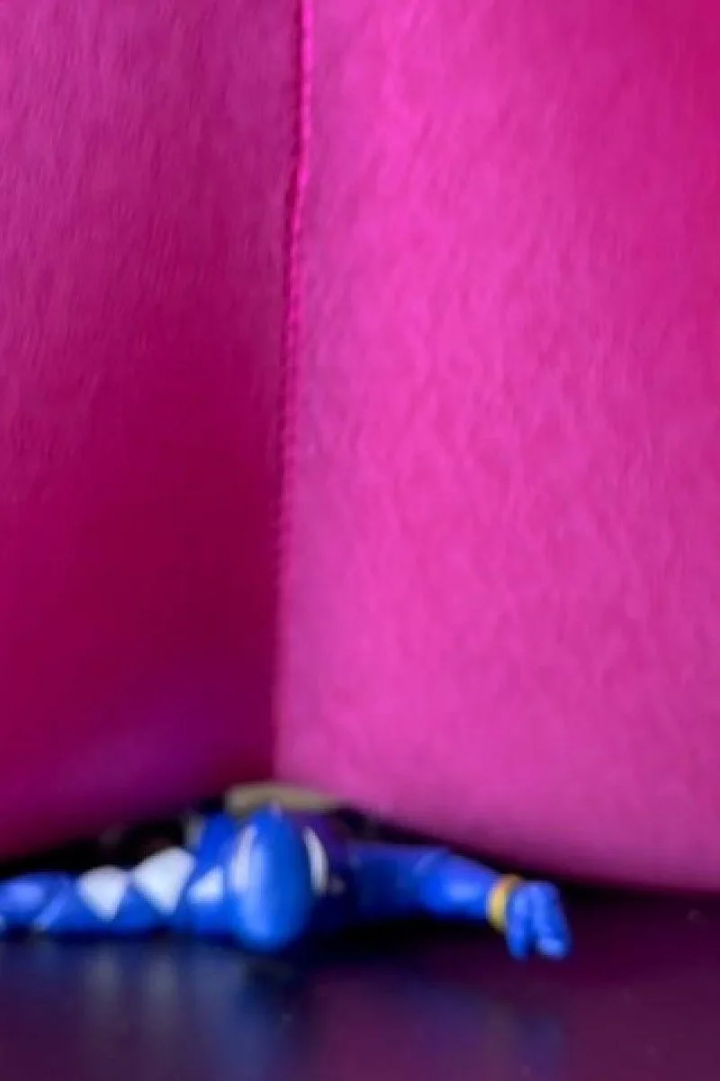 Giantess Pink Ranger Buttcrushes Blue Ranger In Slow Mo