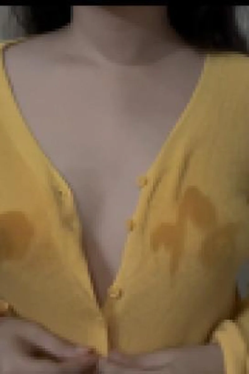 Yellow Boobs With Oil
