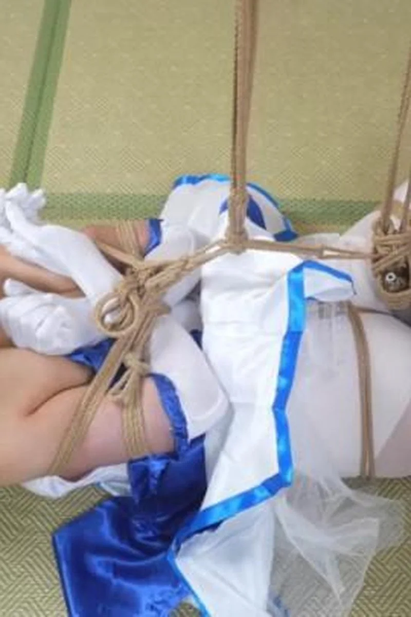 Chinese Girl Zero: Saber Cosplay Reverse Hogtie Challenge