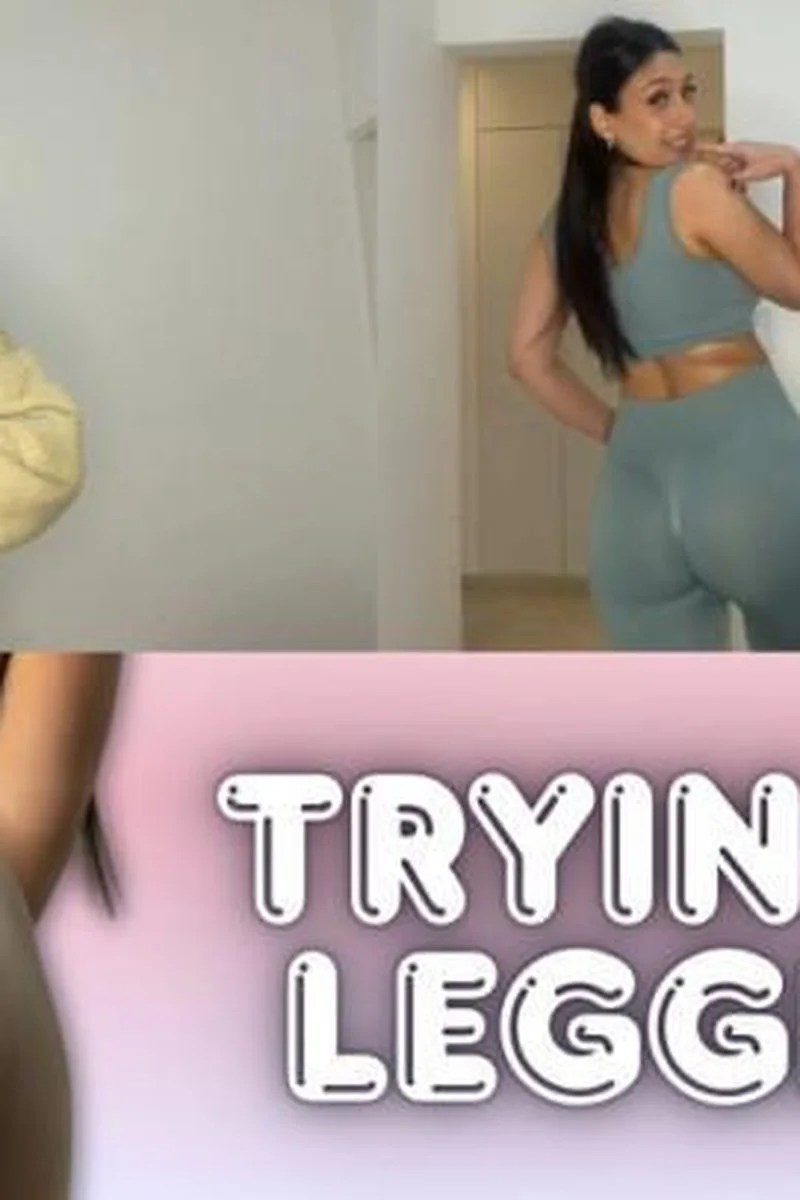 Trying On Leggings
