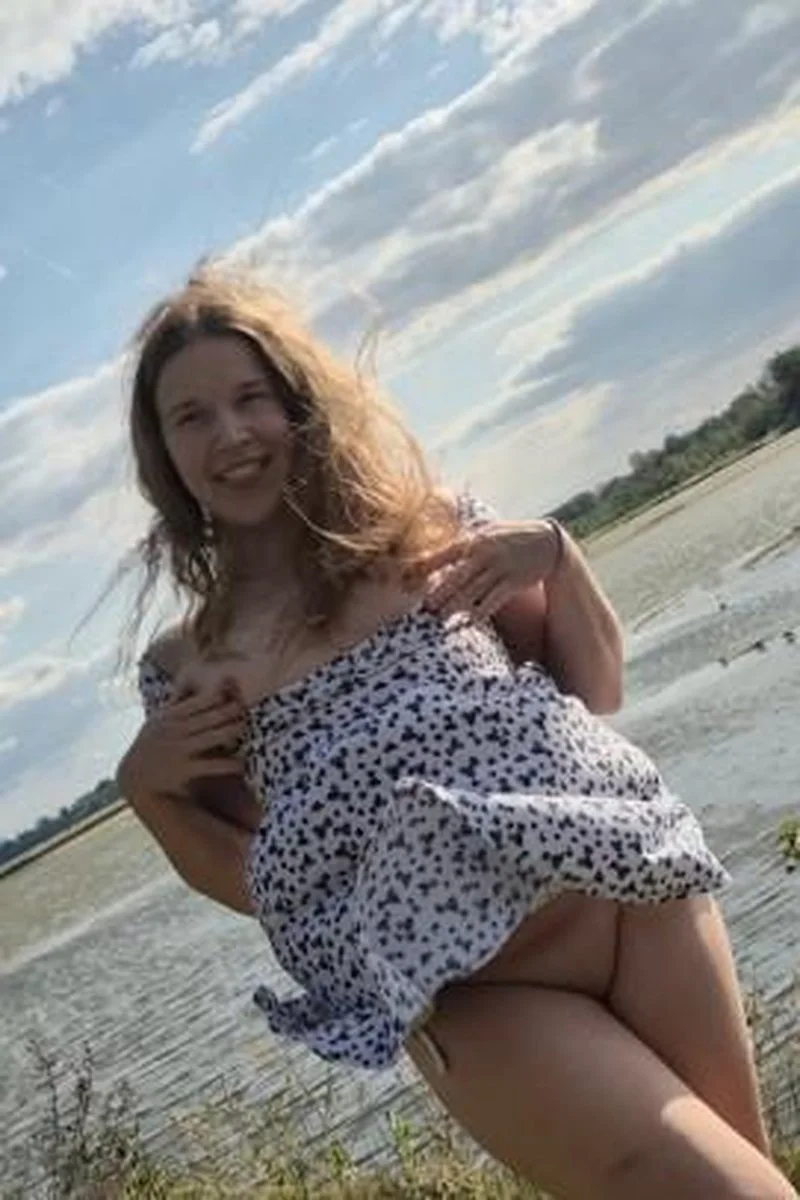 Your Favorite Girl-Next-Door Shows Off By The Vistula