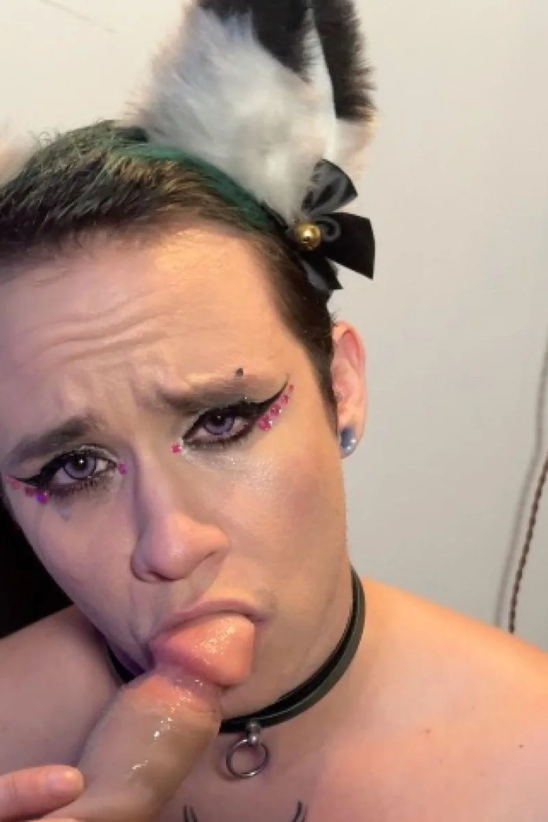 Teary Eyed Pet Sucks You Off