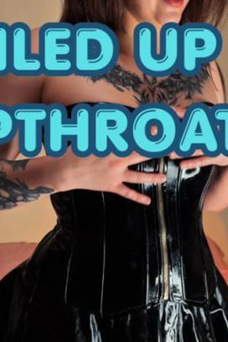Oiled Corset Blowjob Stockings, Pussy Play Dildo Deepthroat