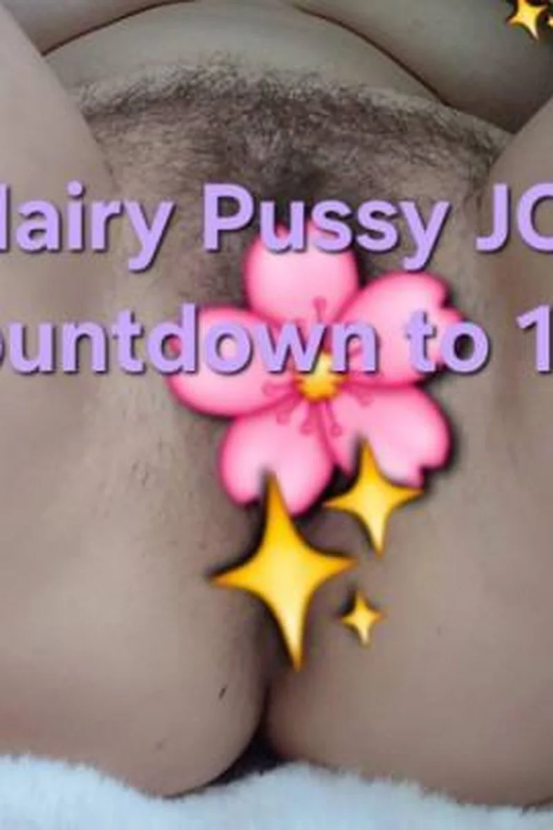 Hairy Pussy JOI Countdown To 100
