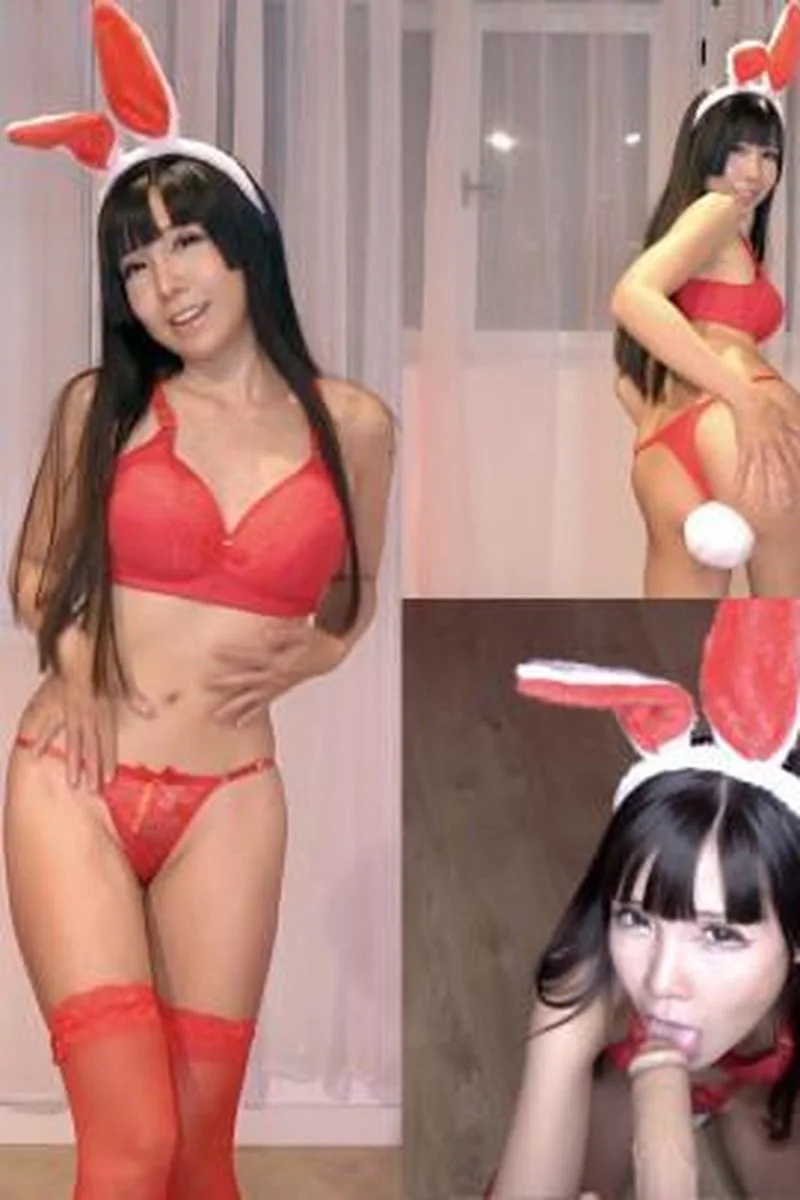 10$ Contest | Playboy Bunny Deepthroat & Gag On Your Cock