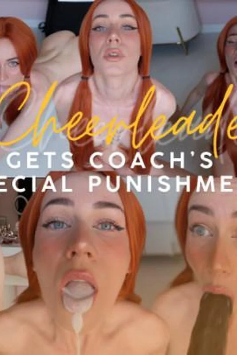Bratty Cheerleader Gets Coach's Special Punishment