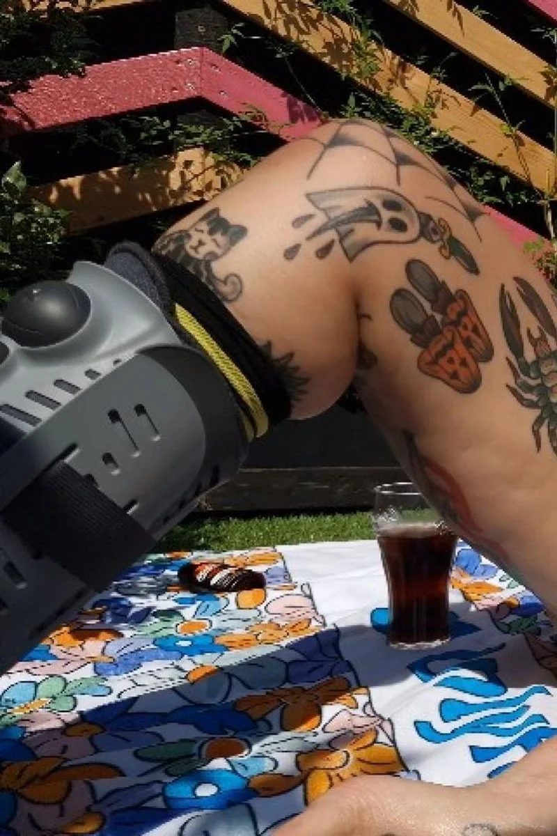 Teaser - Ice Insertion Outdoor Squirting - Big Clit Fisting