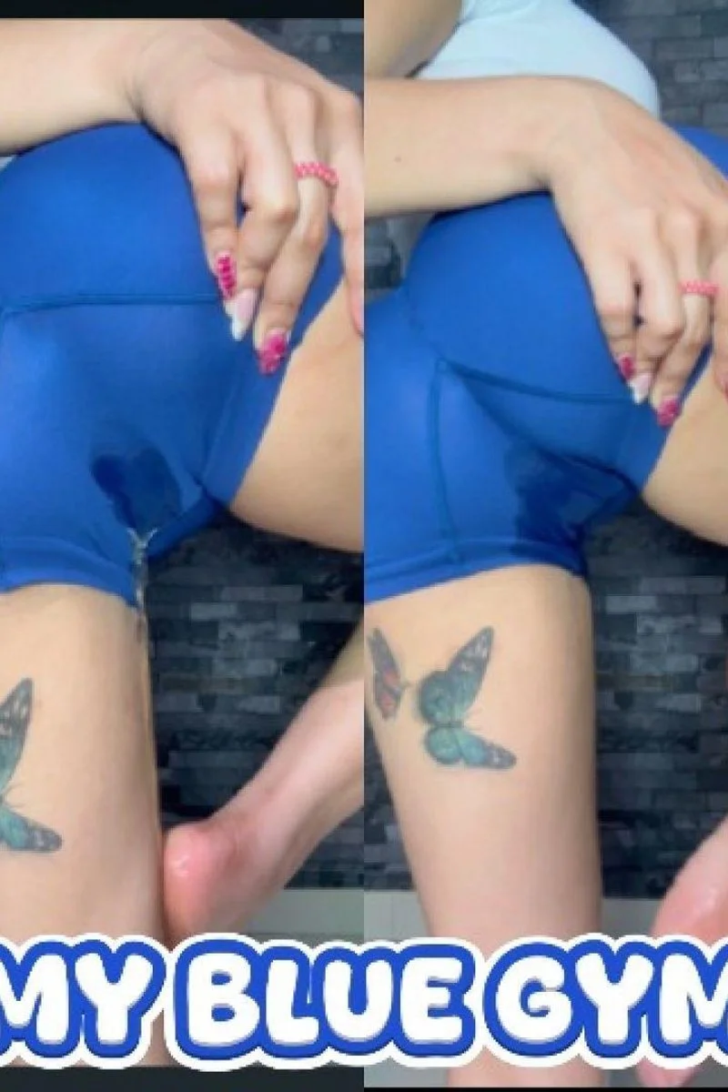 I Pee In My Blue Gym Shorts