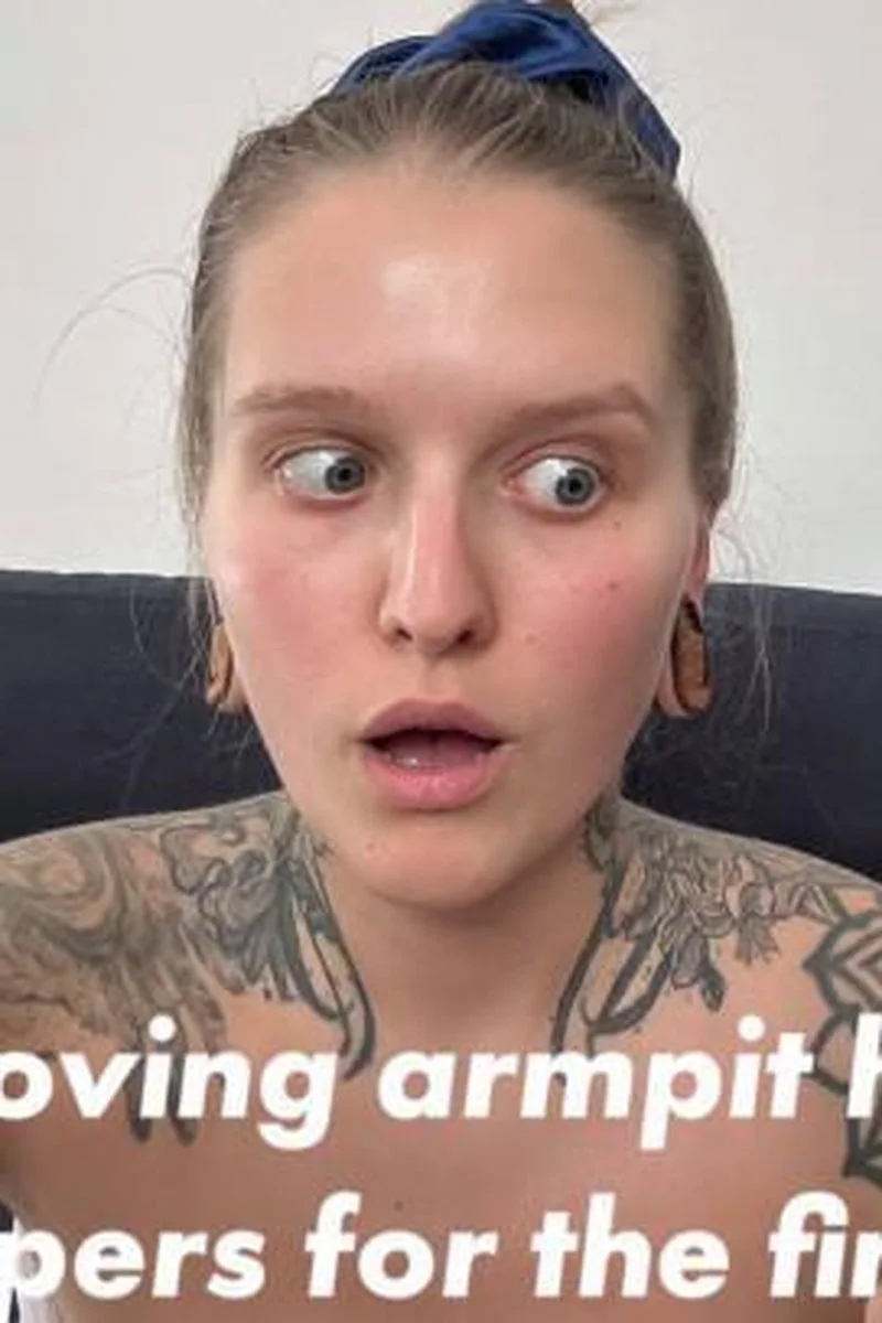 Shaving Armpit Hair With Clippers For The First Time