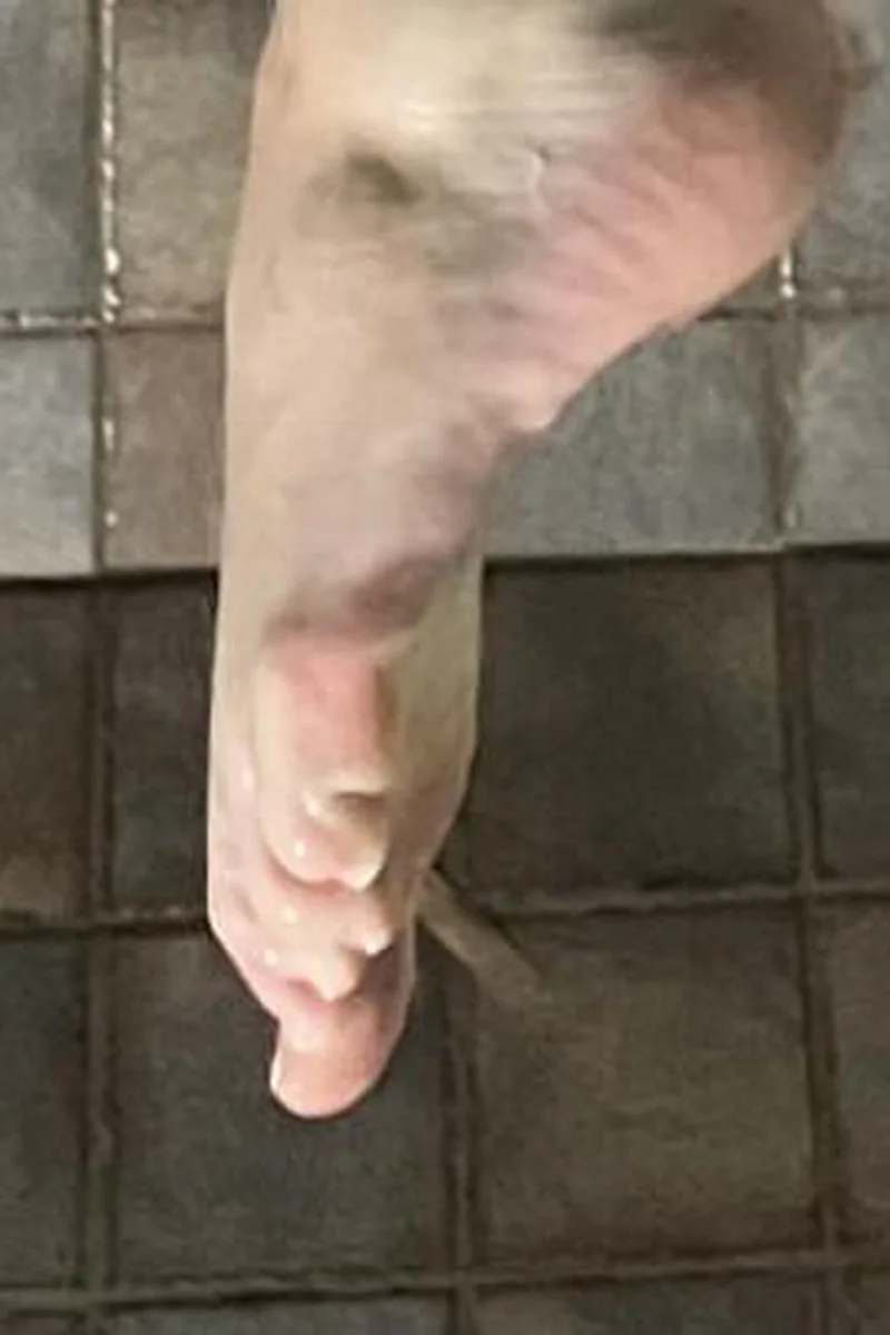 You Can Cum On My Feet Only Slut