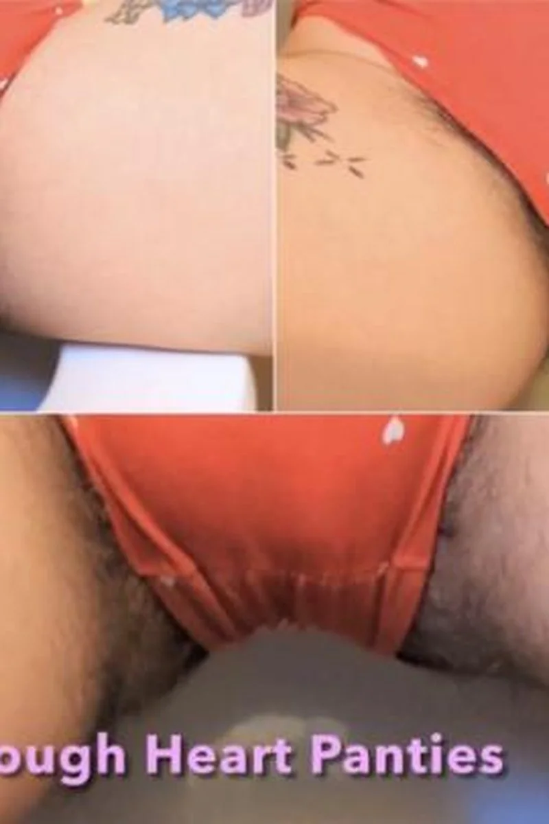 Bella Pees Through Heart Panties