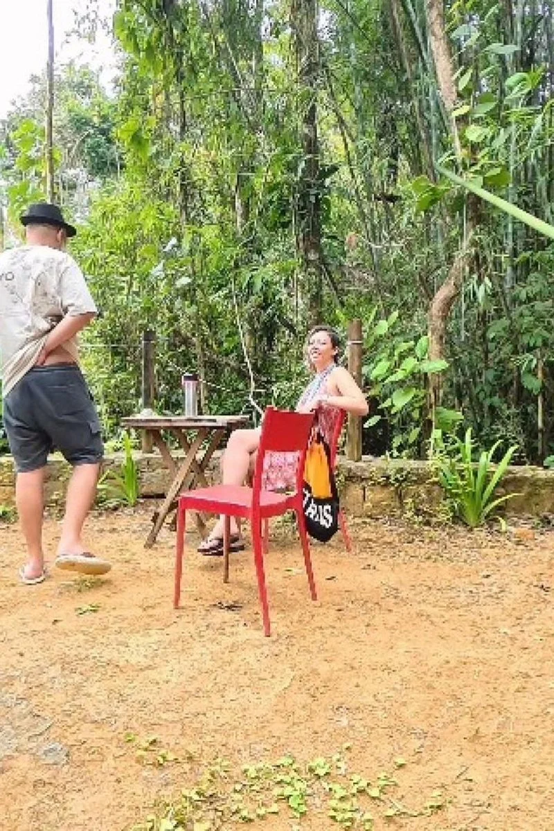 The Girl At The Campsite Agreed To Give A Blowjob And Ride