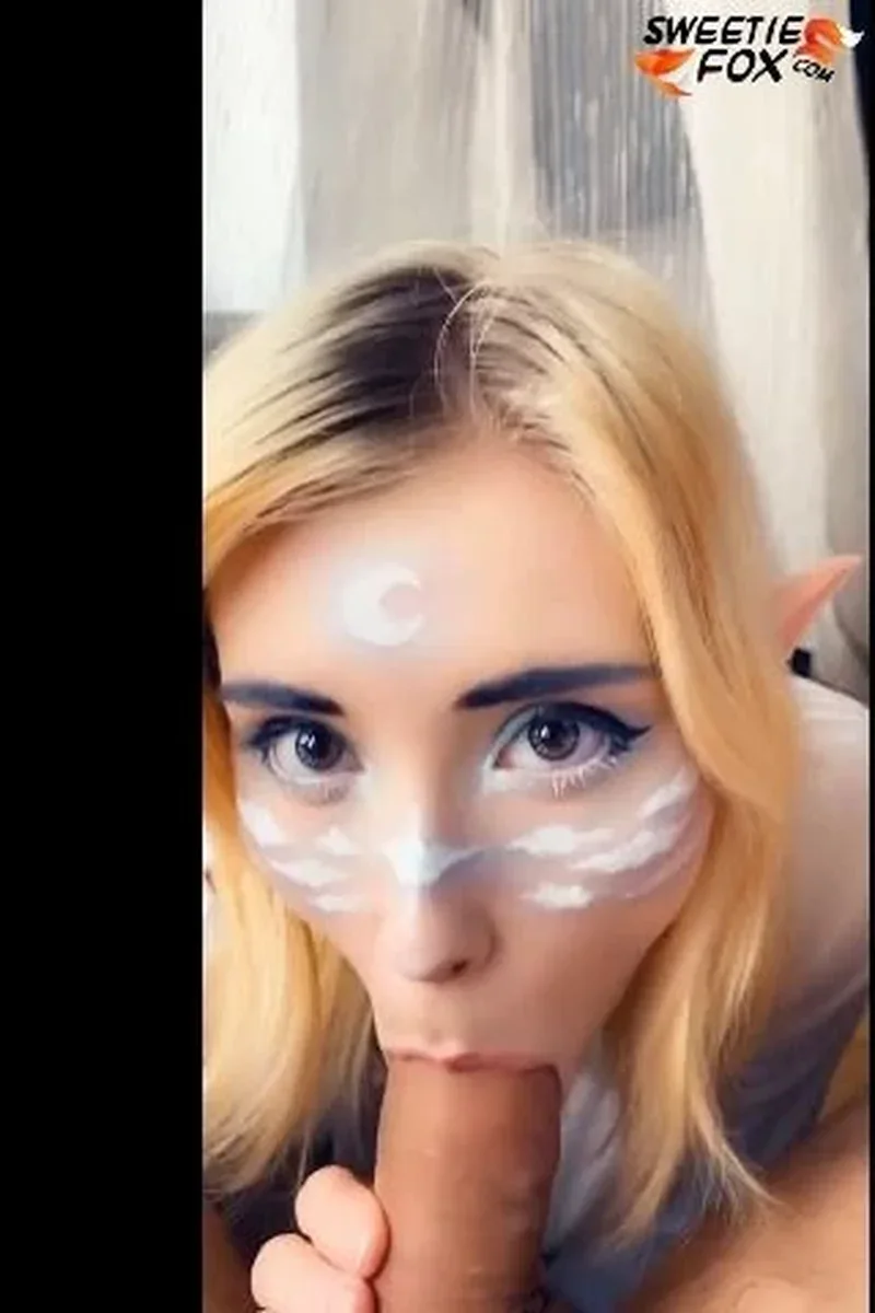 Light Elf Deep Sucking Big Dick and Sens