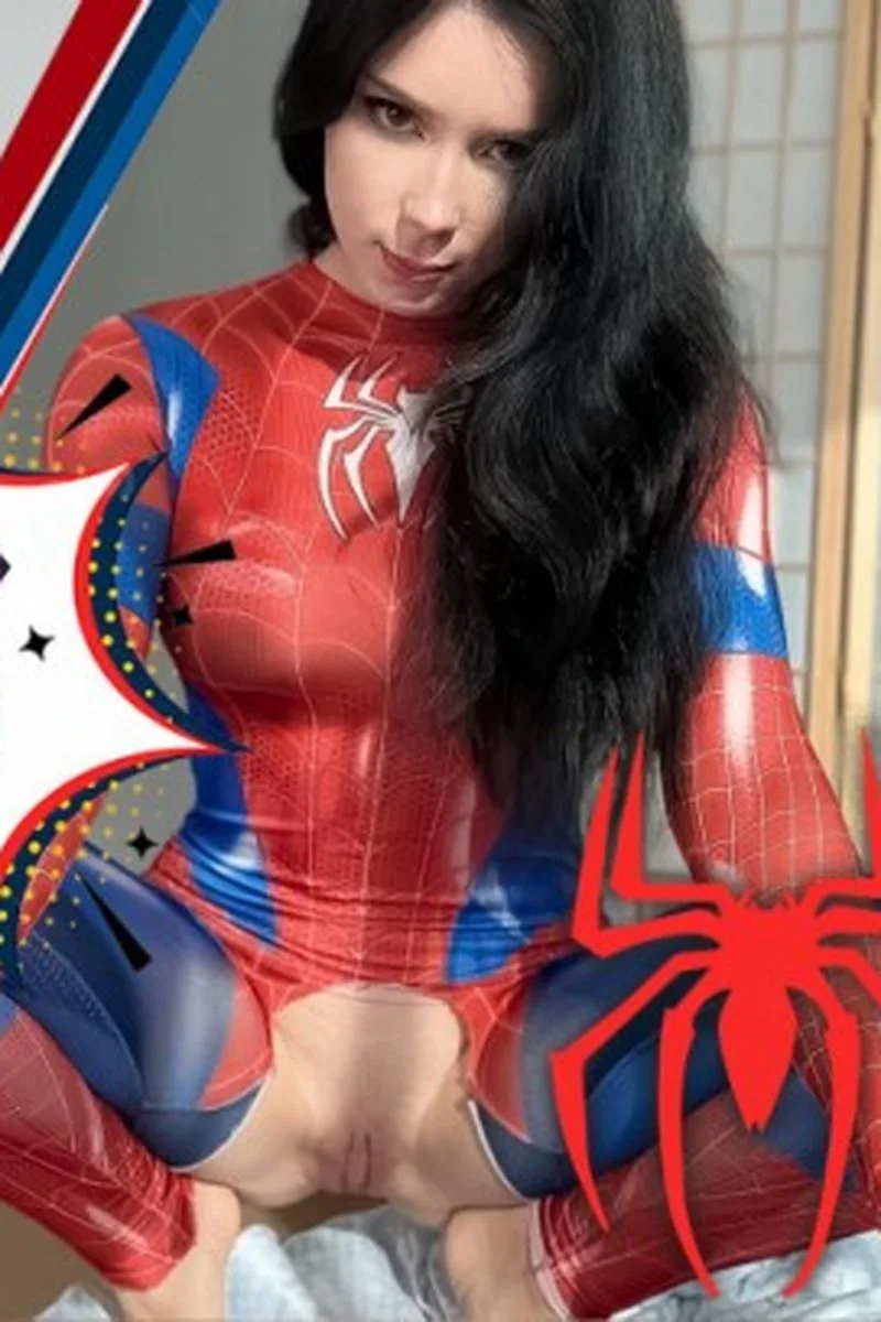 Passionate Spider Woman vs Anal Fuck Lover Black Spider-Girl