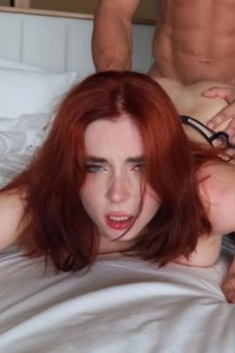 Rough Sex & Facefuck Busty Red-Haired Stranger in Hotel POV