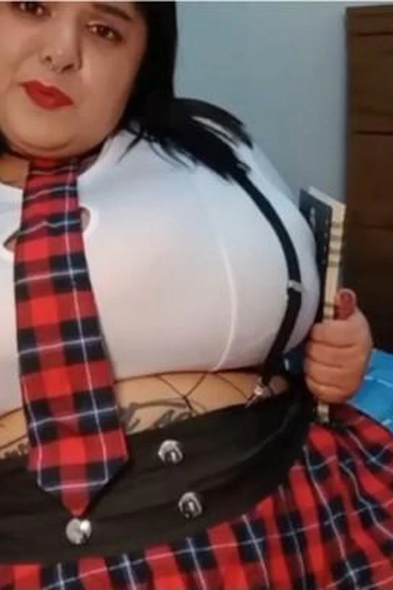 POV Seduction With BBW In School Inspired Outfit