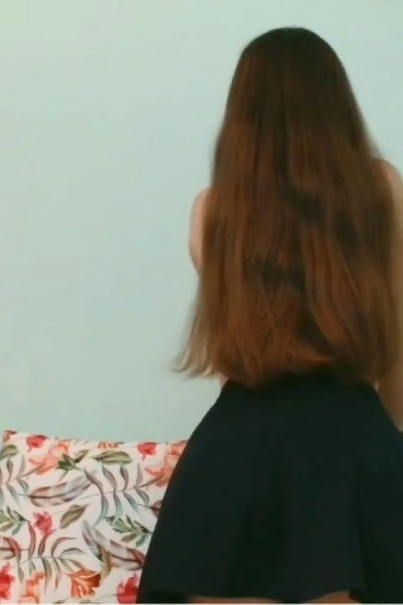 Touch My Long Hair And Brush It
