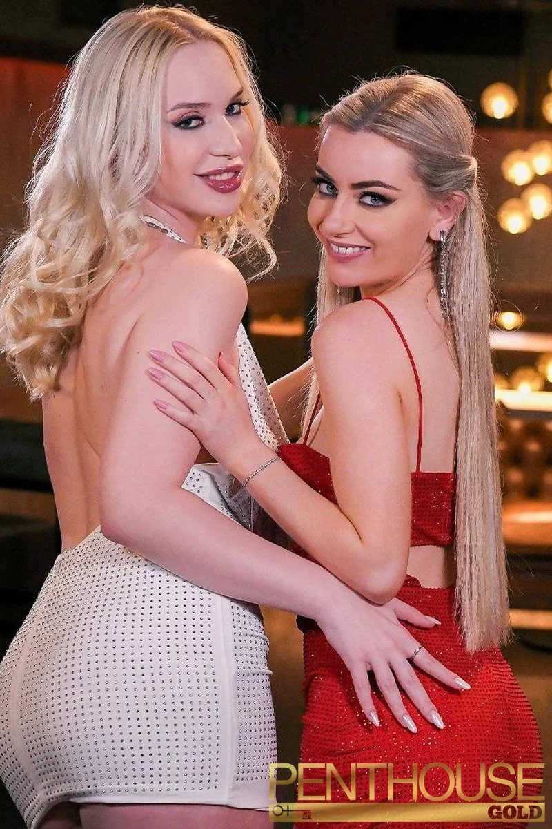 Emily Bell And Vera Jarw In Disco Orgy