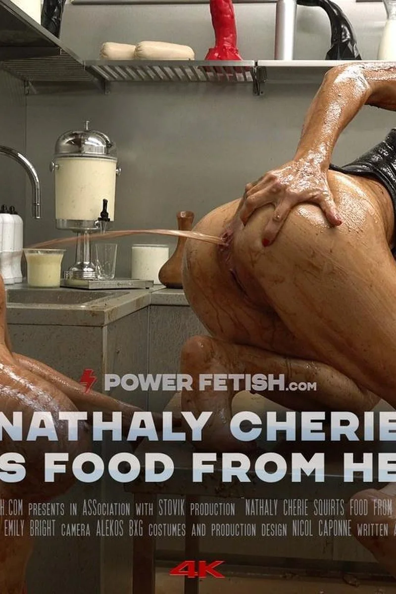 Nathaly Cherie Squirts Food From Her Anal