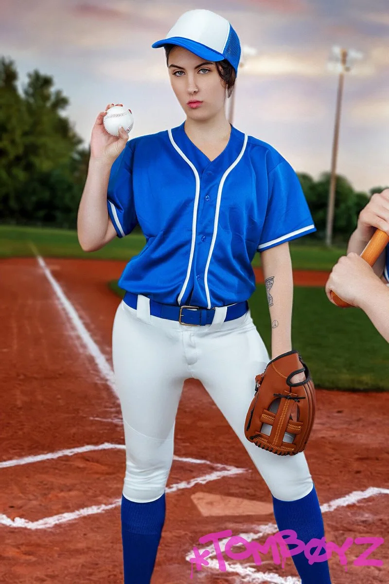 "I Need Your Bat Throbbing Inside Of Me, Coach" Tomboy Baseball Girl's Secret Practice