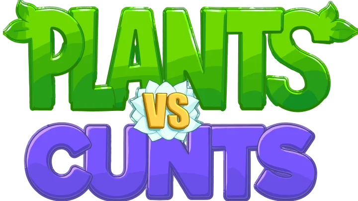 Plants Vs Cunts logo